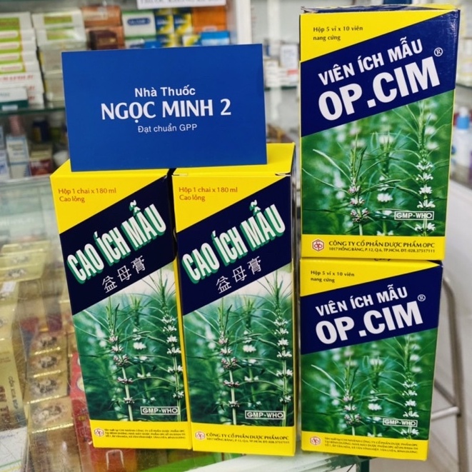 Cao Ích Mẫu OPC _Điều hòa kinh nguyệt