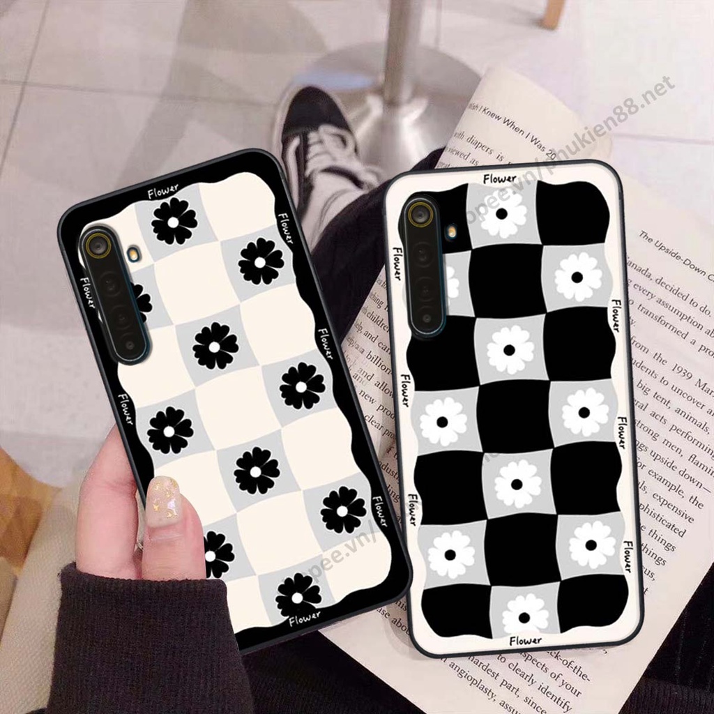 Ốp lưng Realme 6 / 6 Pro ốp điện thoại LineBear, bé tóc xù, hoa siêu đẹp