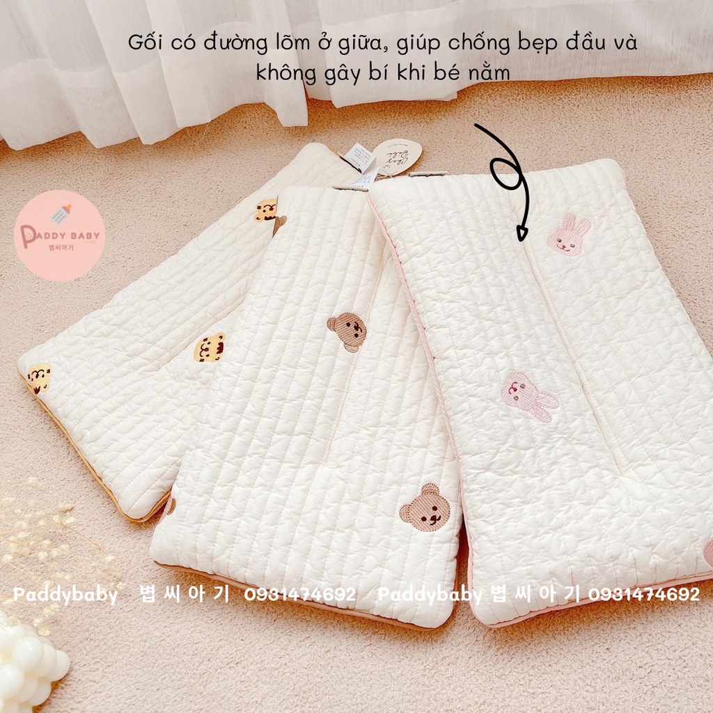 CHĂN - GỐI - NỆM CHEZBEBE HÀN QUỐC CHO BÉ THÊU SHAGOMI MADE IN KOREA
