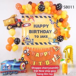 SET BÓNG TRANG TRÍ  SINH NHẬT SIÊU RẺ (KÈM BACKDROP) CÓ 6 MẪU