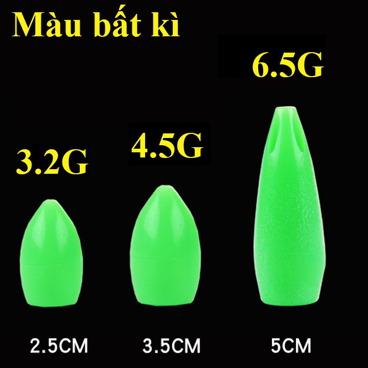 [ 5 Cái ] Hạt Gạo Thần Kì, Hạt Hỗ Trợ Ném Xa Câu Lure, dùng để chơi lure các con mồi nhẹ MG-14