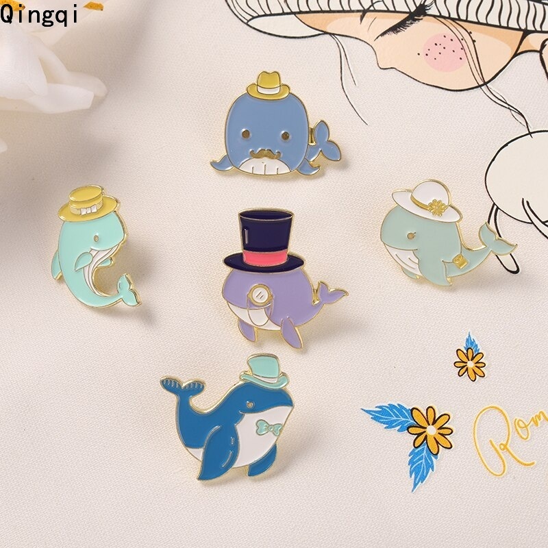 Ghim cài áo Miss Zoe hình động vật hoạt hình đáng yêu