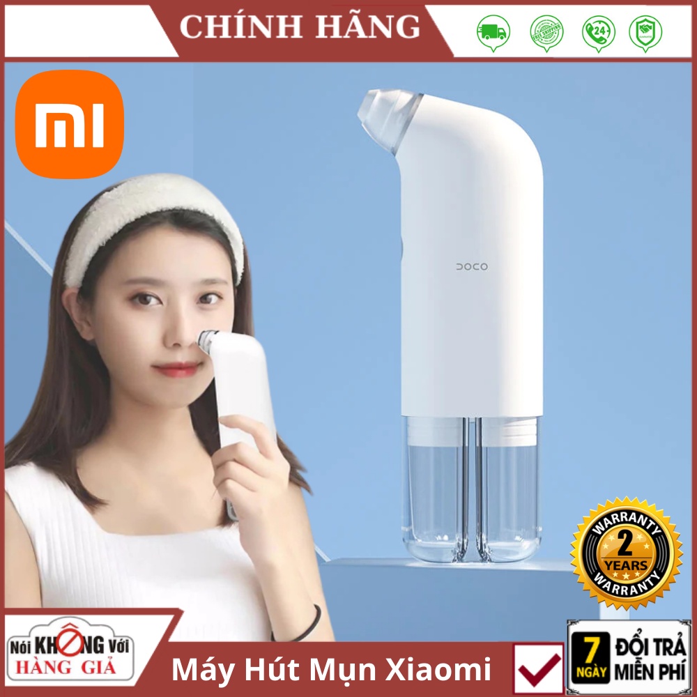 Máy Hút Mụn Xiaomi DOCO Đa Năng Cao Cấp - Máy hút mụn đầu đen Spa tại nhà, Mụn Cám, Rửa Mặt Breo Market