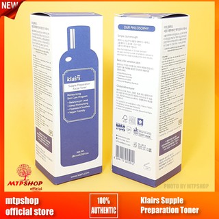  [Chính Hãng] Nước Hoa Hồng Klairs Supple Preparation Toner 180ml