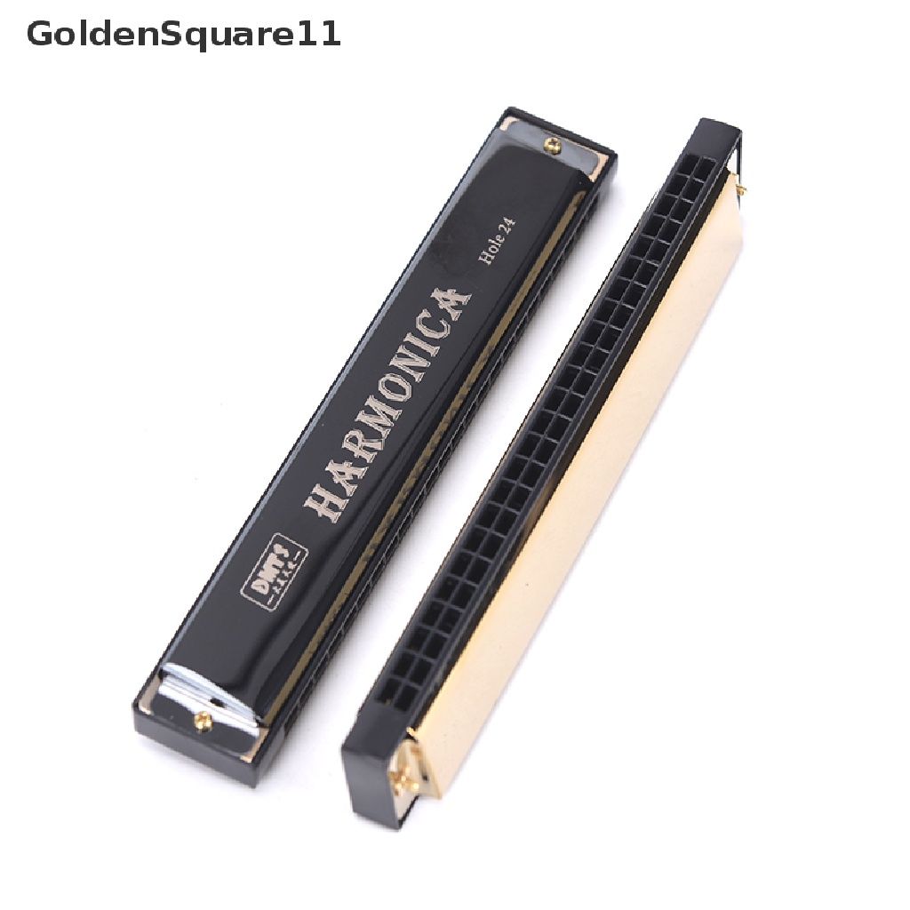 Kèn Harmonica Tremolo Hai Hàng 24 Lỗ Goldsquare11