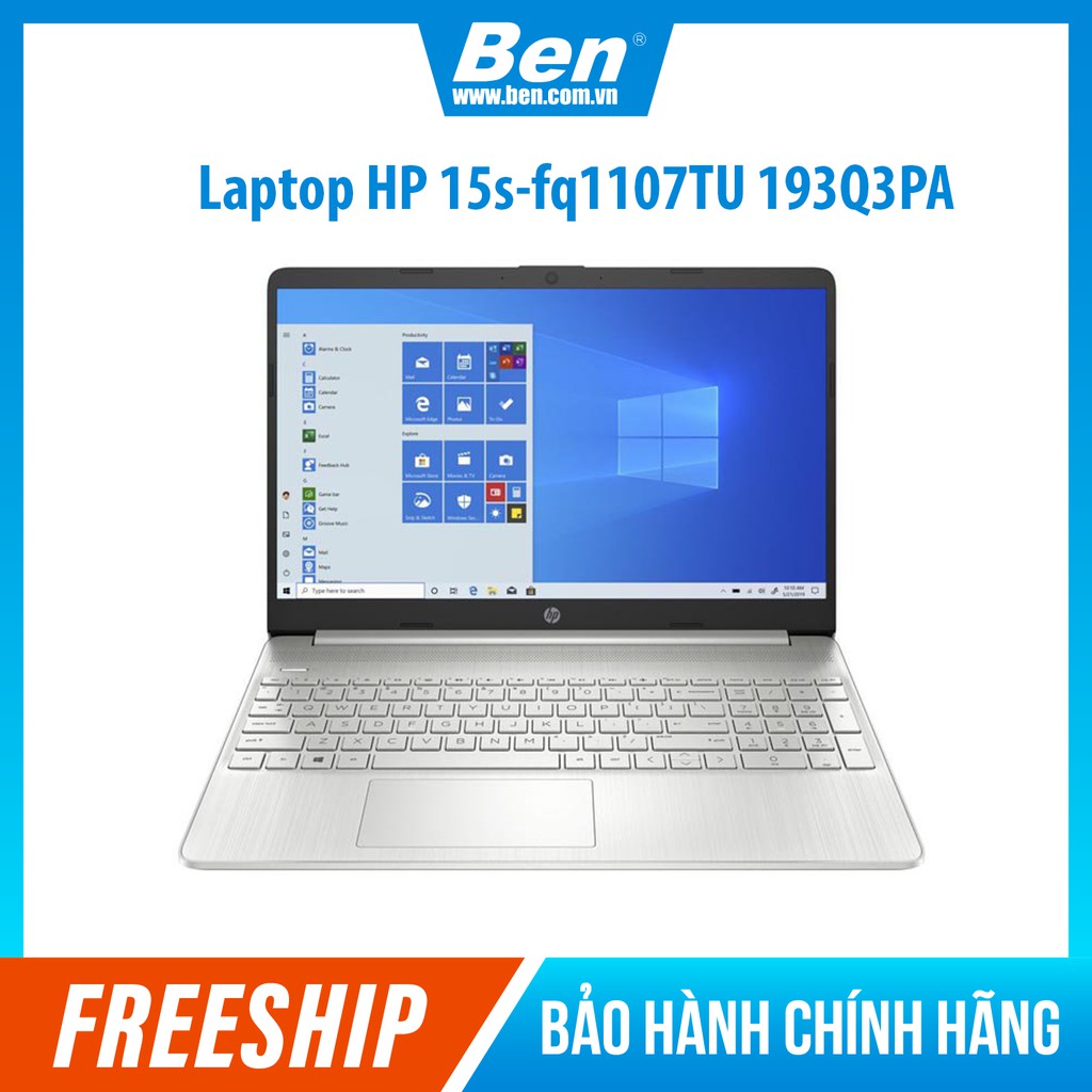 [Mã SKAMA07 giảm 8% đơn 250k]Máy tính xách tay HP 15s-fq1107TU (193Q3PA)