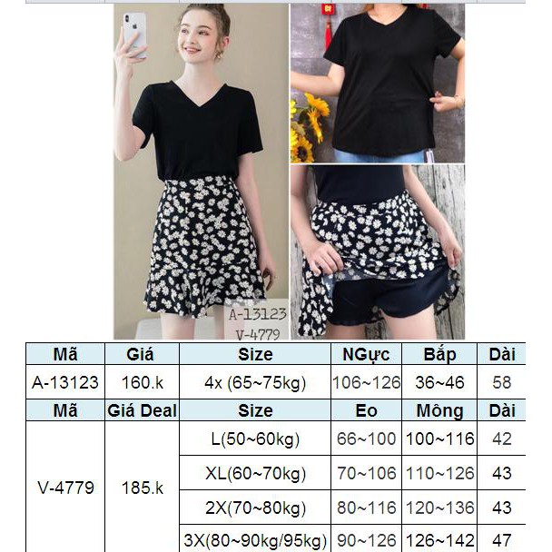 SALE Quần Váy BIG SIZE chân váy Công sở 4779-Cúc | BigBuy360 - bigbuy360.vn