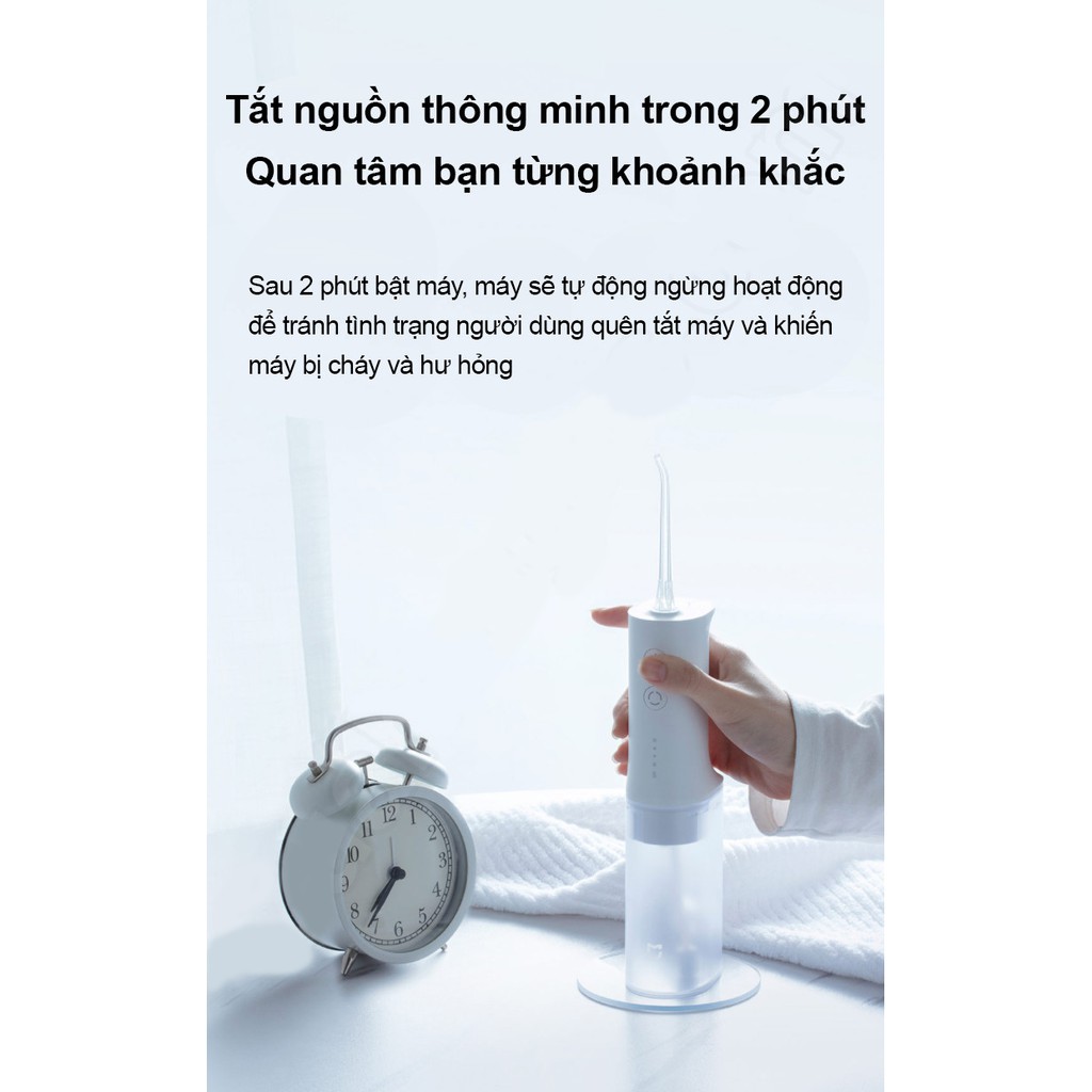 Tăm nước vệ sinh răng miệng Xiaomi Mijia MEO701, Dụng cụ vệ sinh răng miệng chính hãng - Bảo hành chính hãng