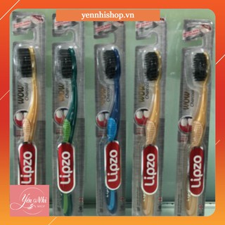 [CHÍNH HÃNG] Bàn chải đánh răng Lipzo Ruby Charcoal than hoạt tính