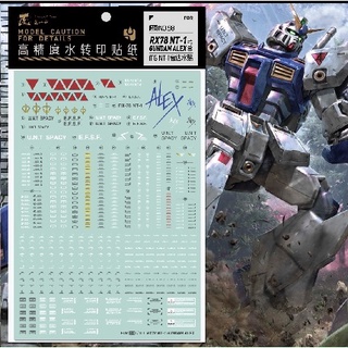 Decal nước MG Gundam ALEX ver 2