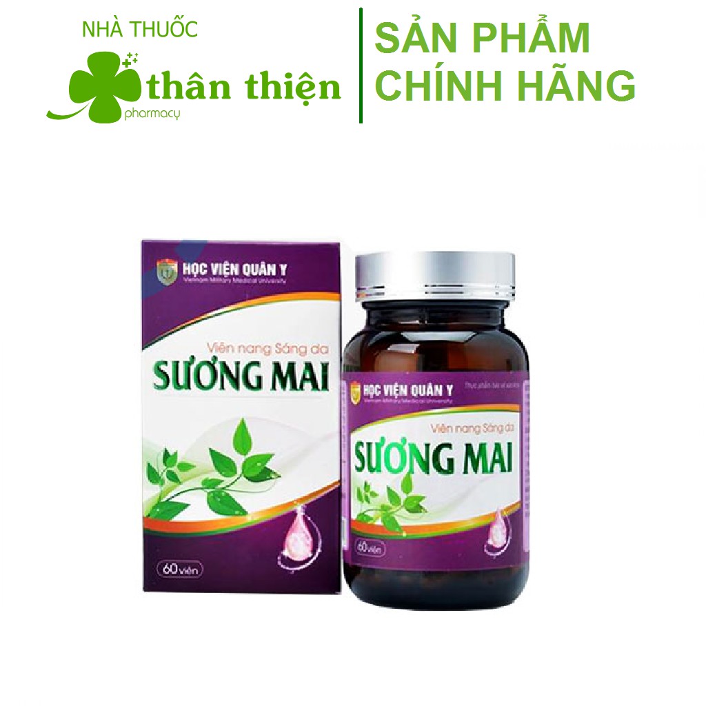 Viên Nang Sáng Da Sương Mai - Giúp bổ huyết, dưỡng da, giảm thâm nám, tàn nhang (90 viên)