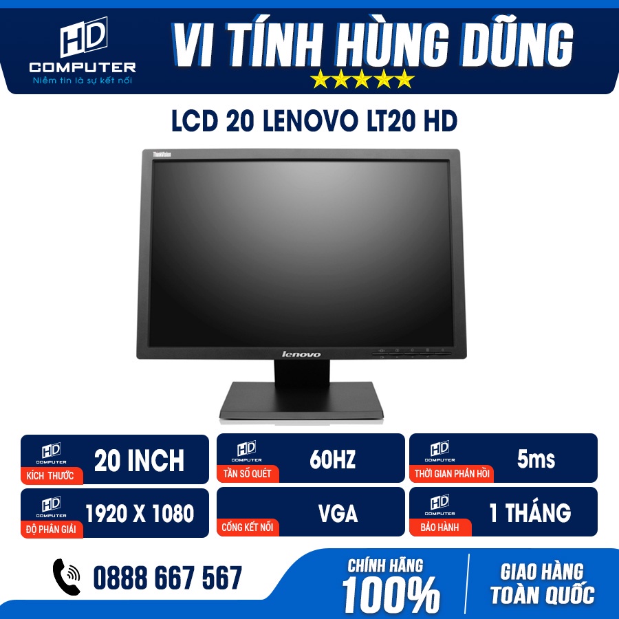 màn hình máy tính 20inch hiệu Philips, AOC, ASUS, VSP, BENQ, DELL...LCD 20inch