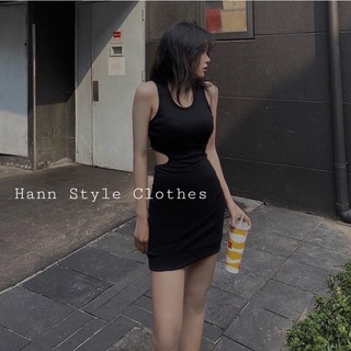 Đầm body khoét eo