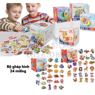 Bộ ghép 24 hình 48 miếng Puzzle