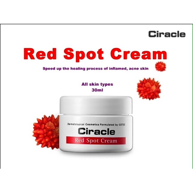 [Hot] Kem trị mụn CIRACLE Red Spot Cream [Chính hãng]