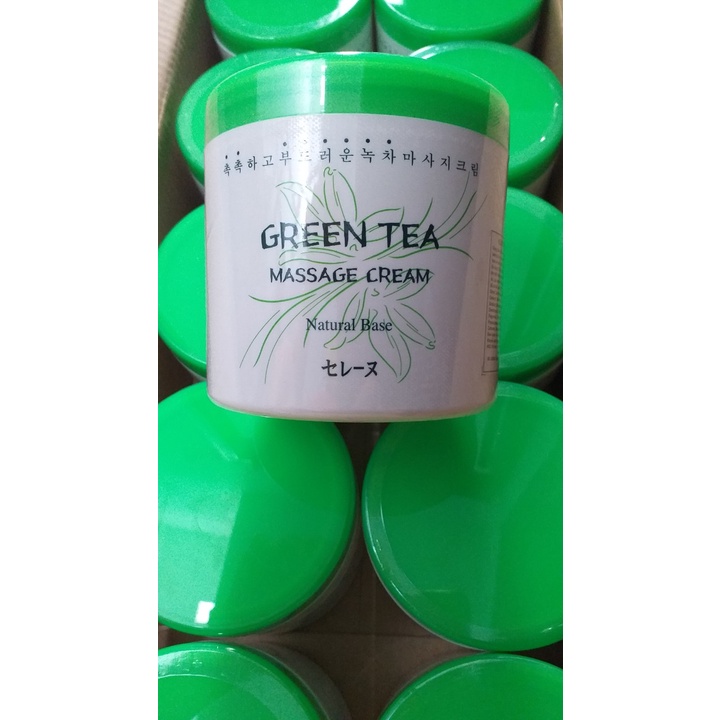 Kem Massage Trà Xanh MIRA Green Tea Massage Cream  Kem Massage Mặt Green Tea 450gram