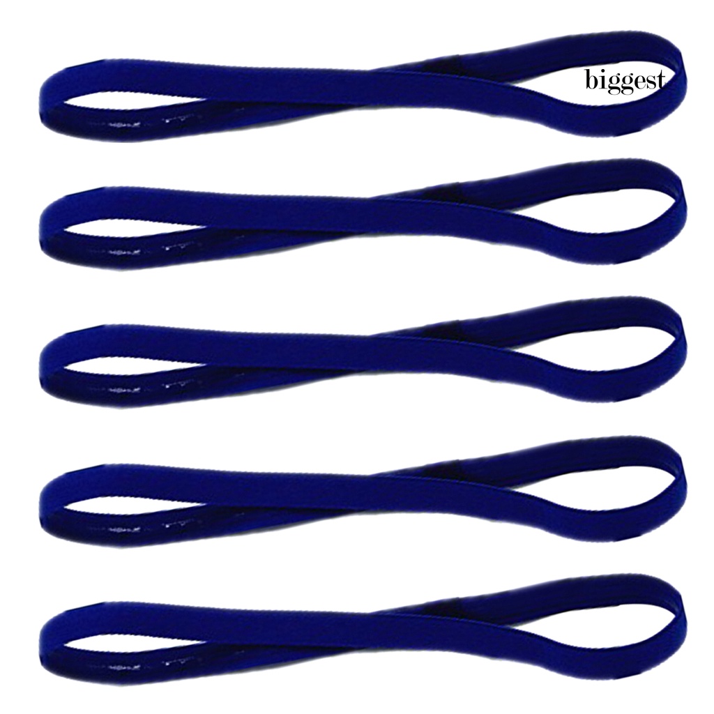 Set 5 băng đô thể thao co giãn chống trượt màu sắc kẹo ngọt