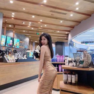 Đầm ống nhún (có mút ngực)