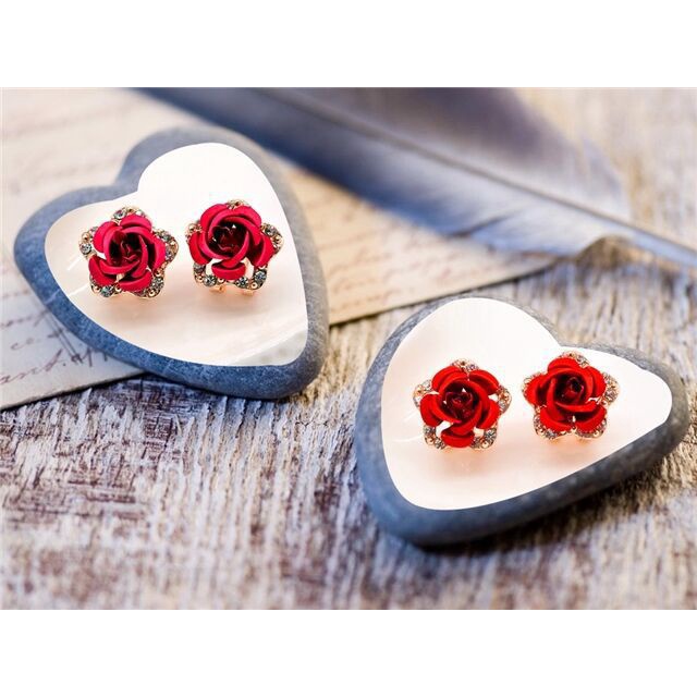 Khuyên Tai Nữ Trang Tạo Hình Độc Đáo Nhiều Màu Sắc