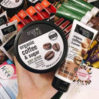 COMBO Tẩy tế bào chết Cafe Organic CHO FACE VÀ BODY