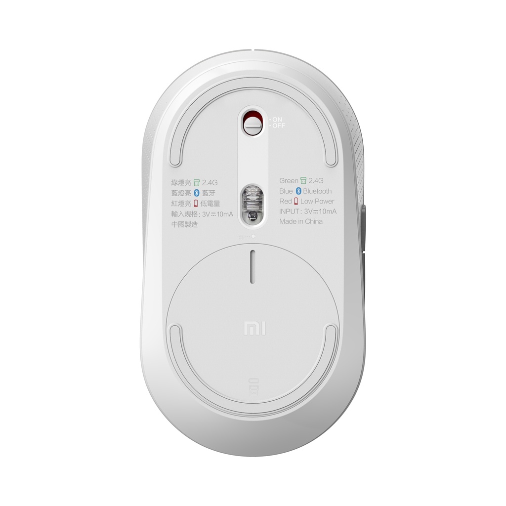 Chuột không dây Xiaomi Mi Dual Mode Wireless Mouse Silent Edition - Bluetooth 4.2 & RF 2.4GHz, Không tiếng ồn