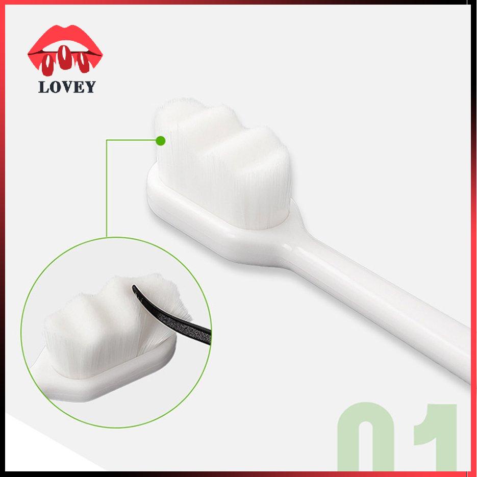 lovey★Micron Grade Dense Bathroom Nano Toothbrush Soft Bristles Multifunctional