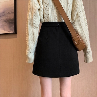 High Waist From Hip Hop Black Slim Korean Short Skirt