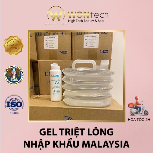 [WONTECH] Gel siêu âm ECHO/ gel lạnh triệt lông Malaysia.