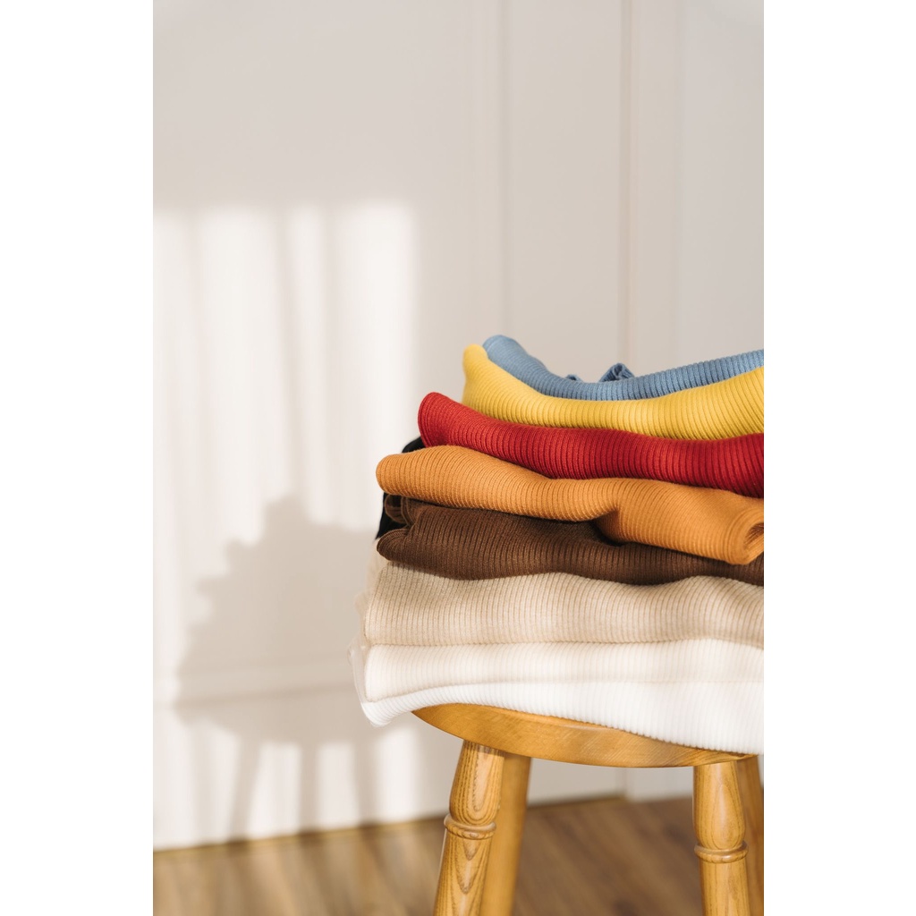 [Mã 2611THTRANG100K hoàn 10% xu đơn 99K] Áo len tăm picked dài tay nữ MADELEN dáng ôm cổ 5F nhiều màu | BigBuy360 - bigbuy360.vn