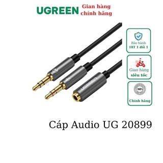 Cáp gộp audio 3.5mm 2 vào 1 ra - mic và headphone 10790 20899 av140
