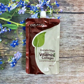 (Chính Hãng Giá Sỉ) HẤP TÚI COLATIN VITAMIN E - COLLAGEN MASK 500ML