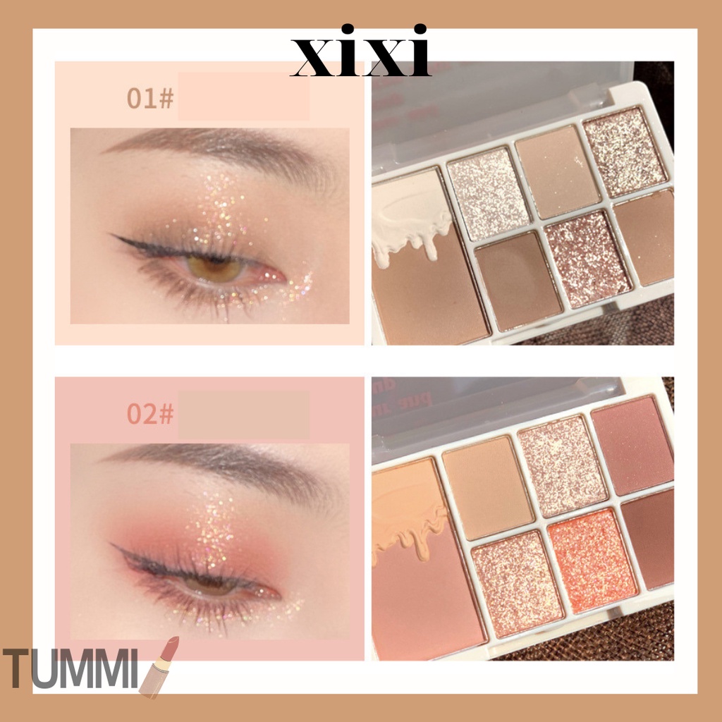 Bảng mắt Xixi Soft Glow 7 ô màu - phấn mắt nội địa trung chính hãng