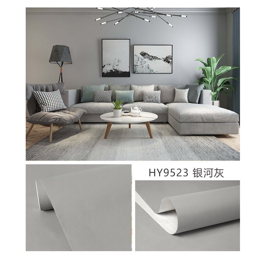 Decal Giấy dán tường 10Mét Trơn Nhám nhiều màu keo sẵn chống nước tốt khổ 45cm | BigBuy360 - bigbuy360.vn