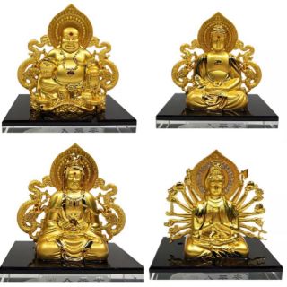 Tượng phật trang trí taplo xe oto
