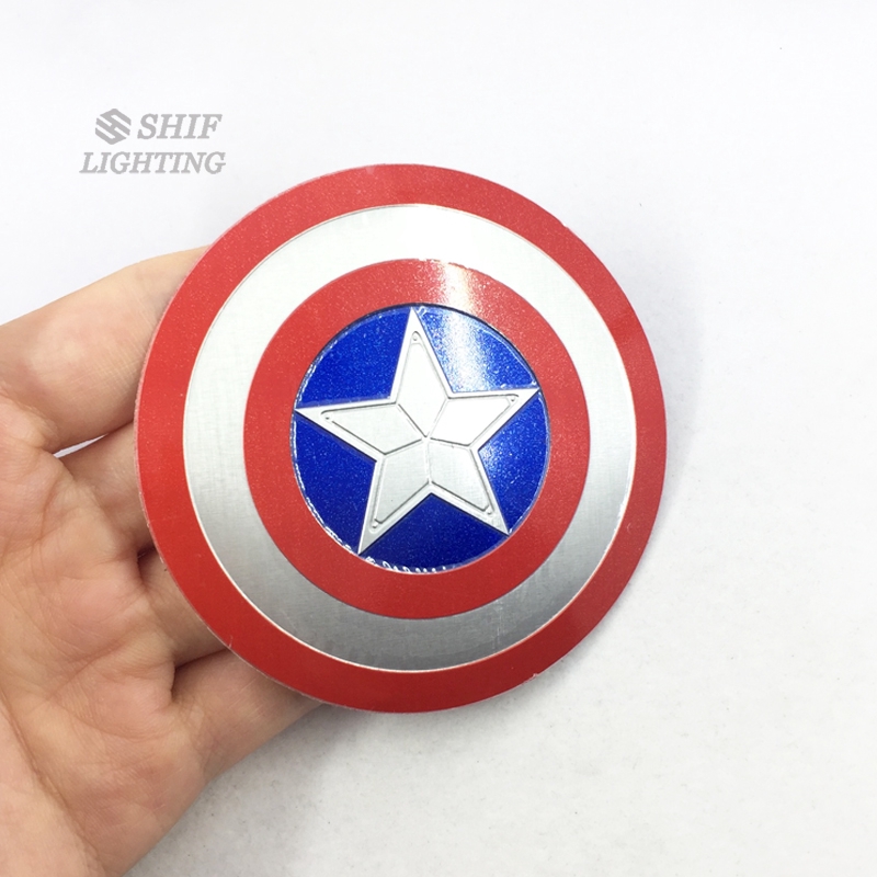 Sticker hình khiên Captain America dán xe hơi độc đáo