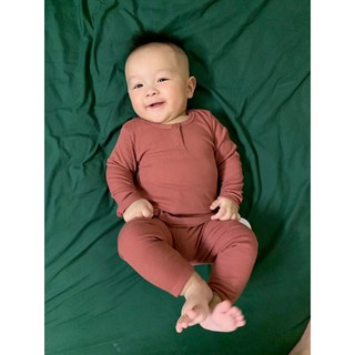 bộ len thun gân cho bé