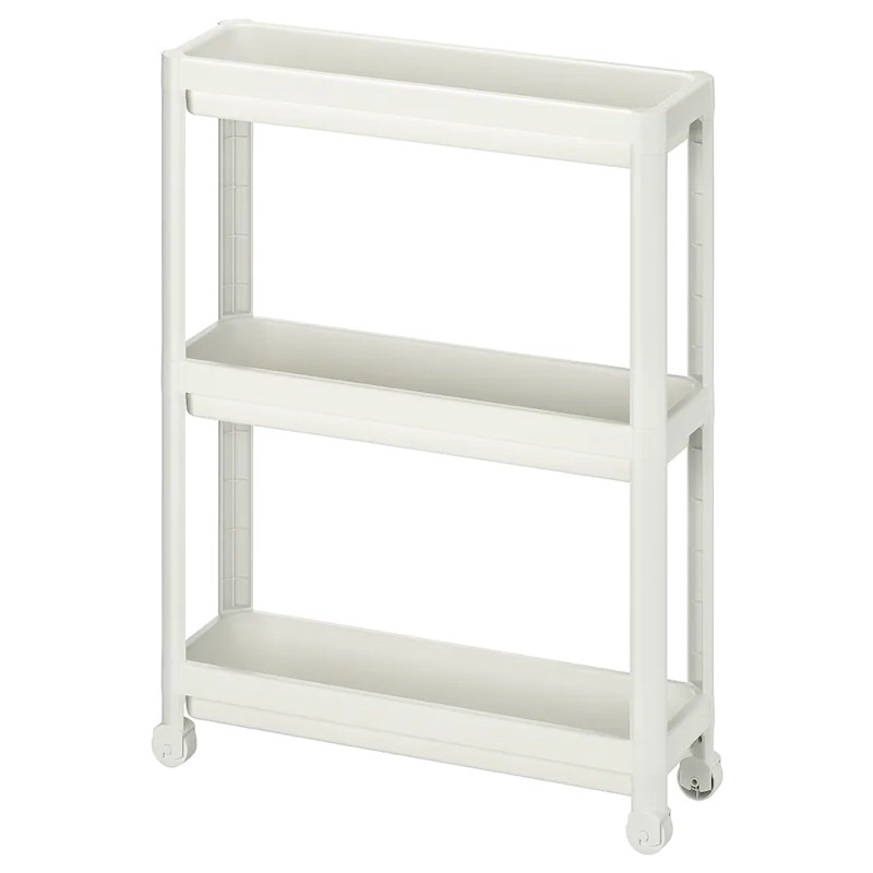 KỆ VESKEN  có bánh xe IKEA CHÍNH HÃNG