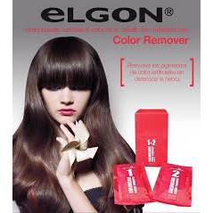 Elgon Color Remover - Bộ sản phẩm rửa màu tóc 30mlx12