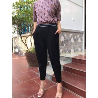 (BIG SIZE) Quần baggy cạp chun chất co giãn đẹp