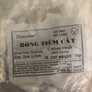 Bông cắt tiêm vô khuẩn (Bịch 50 gói)