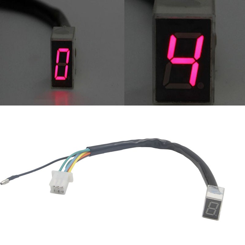Cần Số Cảm Biến Hiển Thị Đèn Led Kỹ Thuật Số Mới Cho Xe Mô Tô