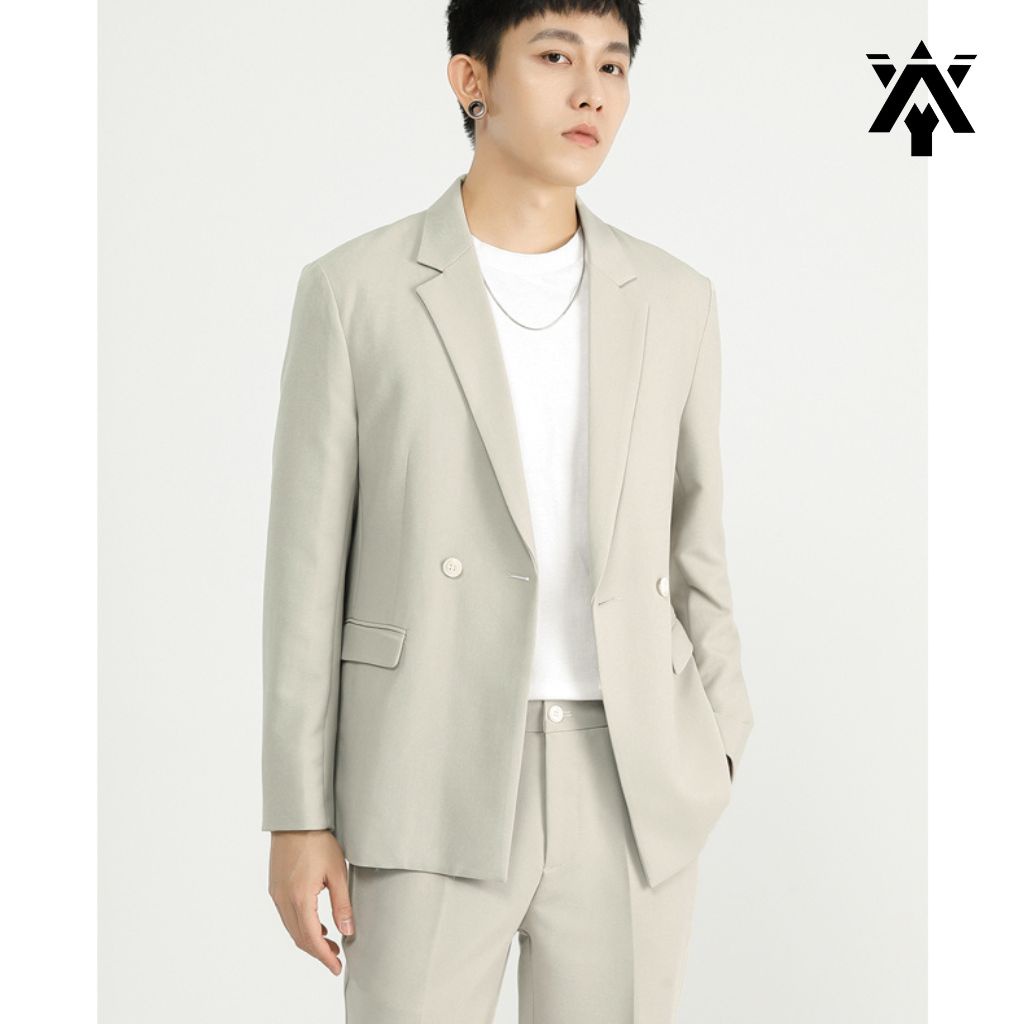 Áo Blazer Nam Anyoung Bộ Vest Nam Gồm Áo Vest Và Quần Âu Lịch Lãm Sang Trọng Thời Trang Hàn Quốc Ad012