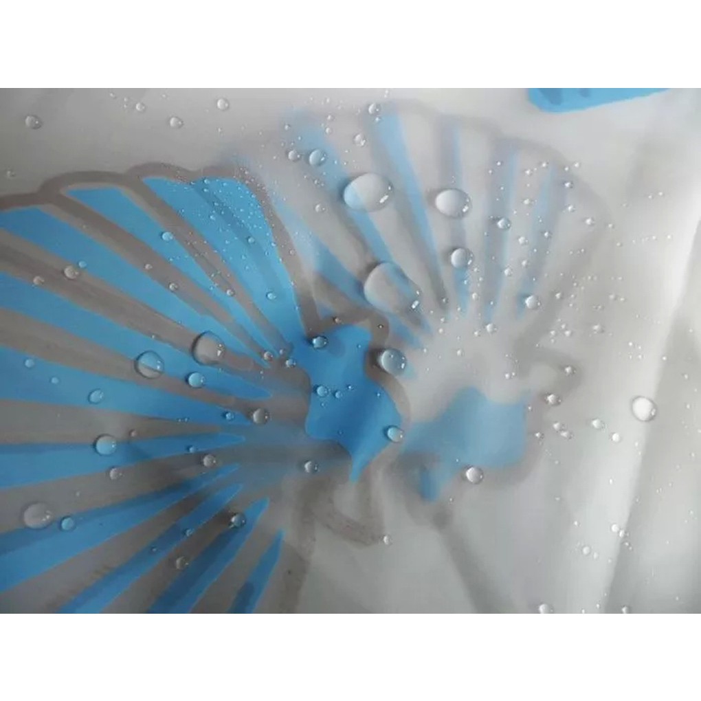 Rèm ngăn phòng tắm hình vỏ sò, sao biển