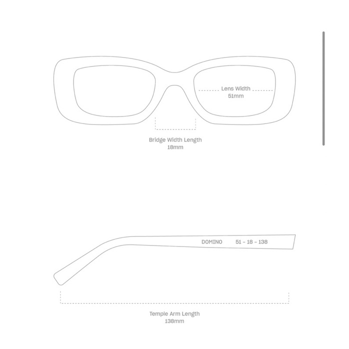 Kính mát Sunnies Studios Domino New chống tia UV400 thời trang nam nữ có sẵn chính hãng