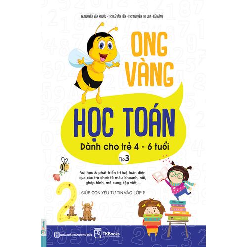 Sách - Ong Vàng Học Toán Dành Cho Trẻ 4-6 tuổi tập 3
