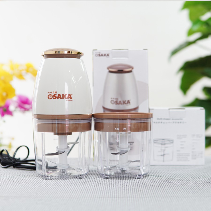Máy Xay Sinh Tố Osaka Xay Thịt Cá Xay Đá Rau Củ Chính Hãng Dung Tích 700ml Bảo Hành 12 Tháng