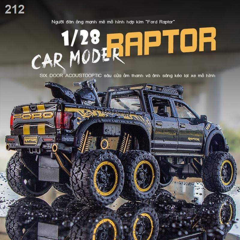 Jeep Ford Raptor mô phỏng xe bán tải bằng kim loại địa hình F150 cậu bé hơi đồ chơi trẻ em