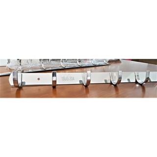 Móc áo dẹp 7 móc inox 304