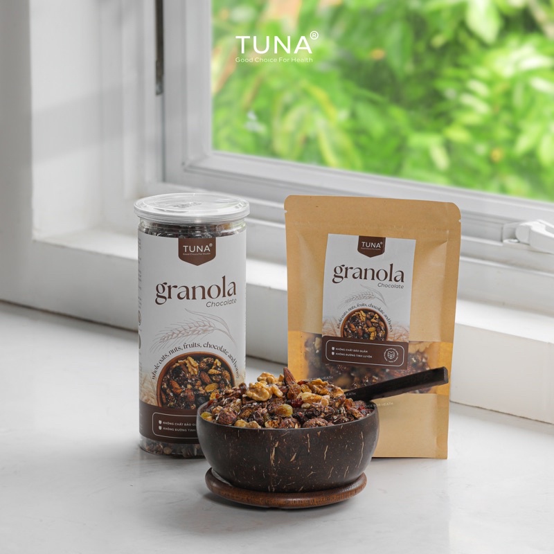Granola - Ngũ cốc Ăn Kiêng Không Đường- Vị Chocolate 250g