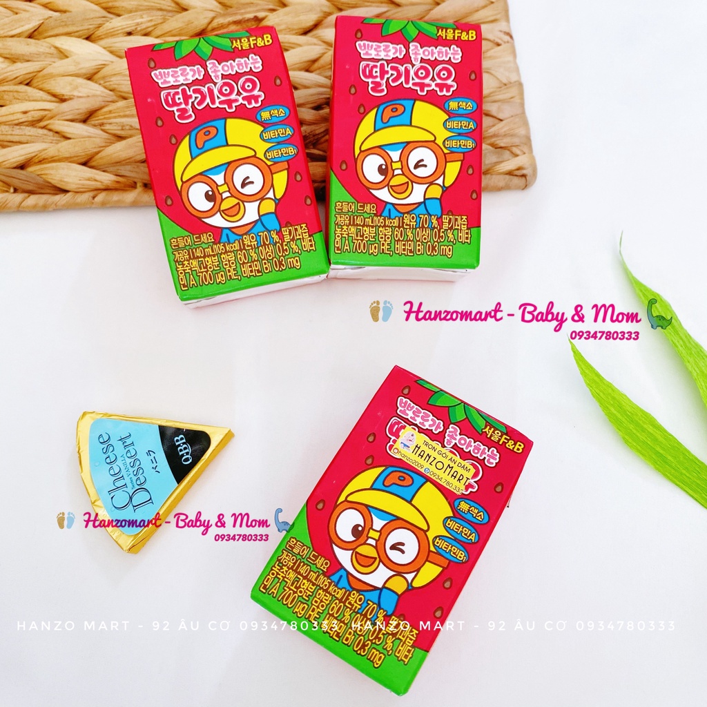 Sữa nước pororo Hàn quốc 2 vị 140ml